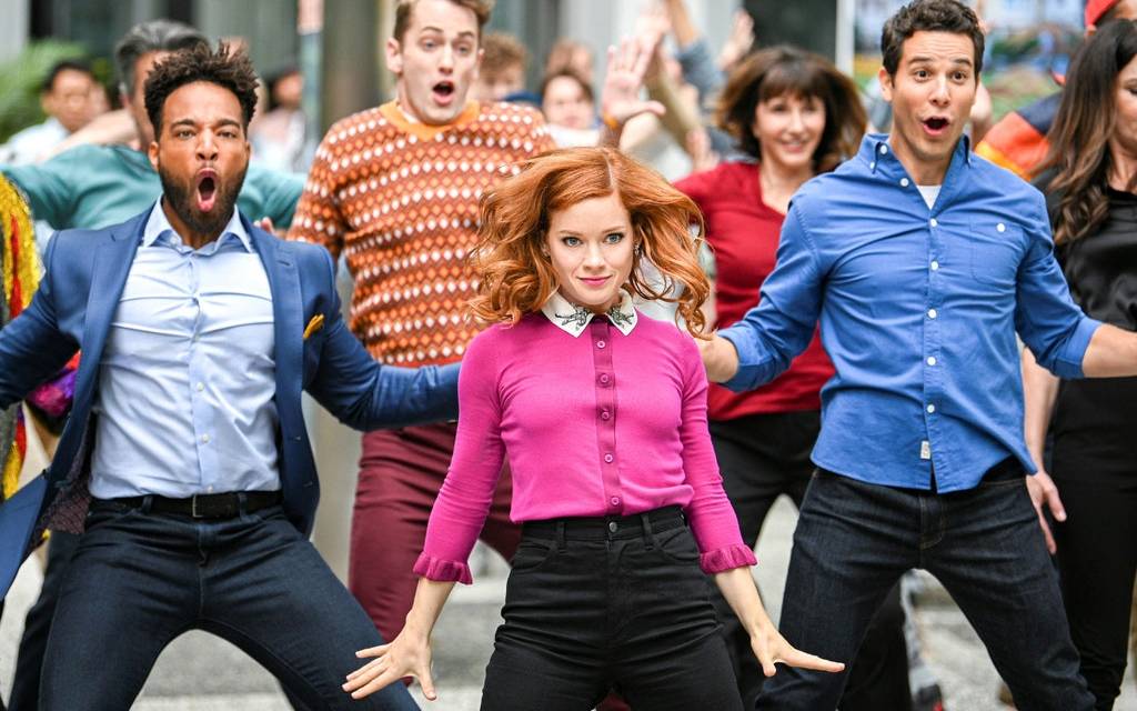 Zoey und die "tanzenden Gefühle" um sie herum.