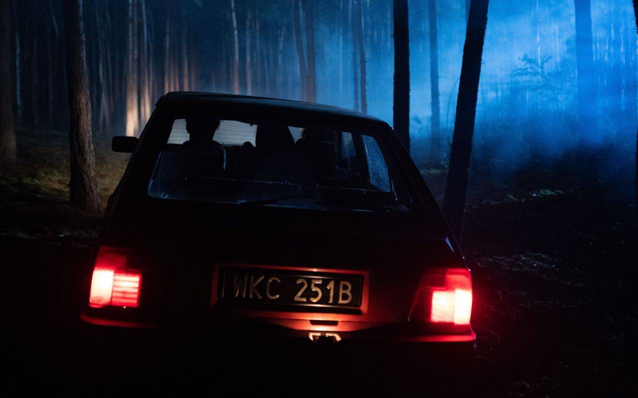 Der dunkle Wald in dem alles geschah.