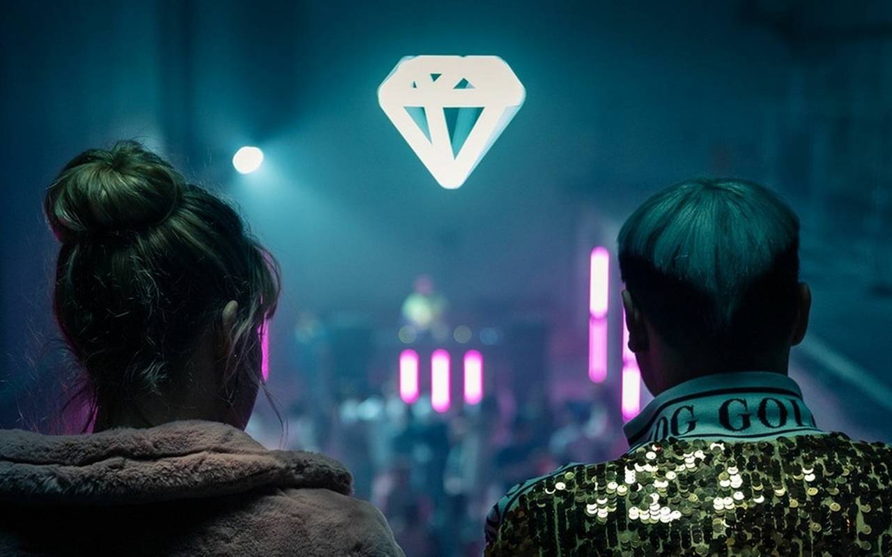 Der Rave in den Katakomben.