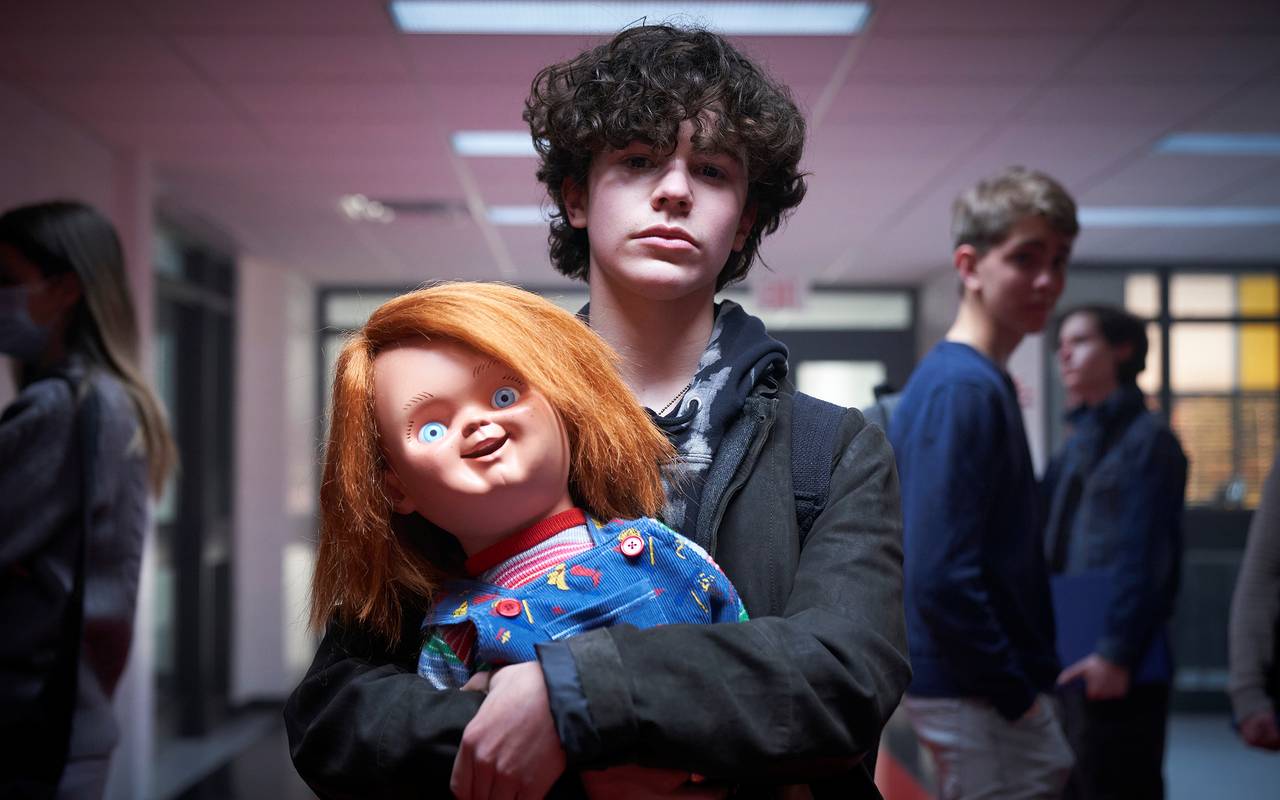 Chucky und Jake in der Schule.