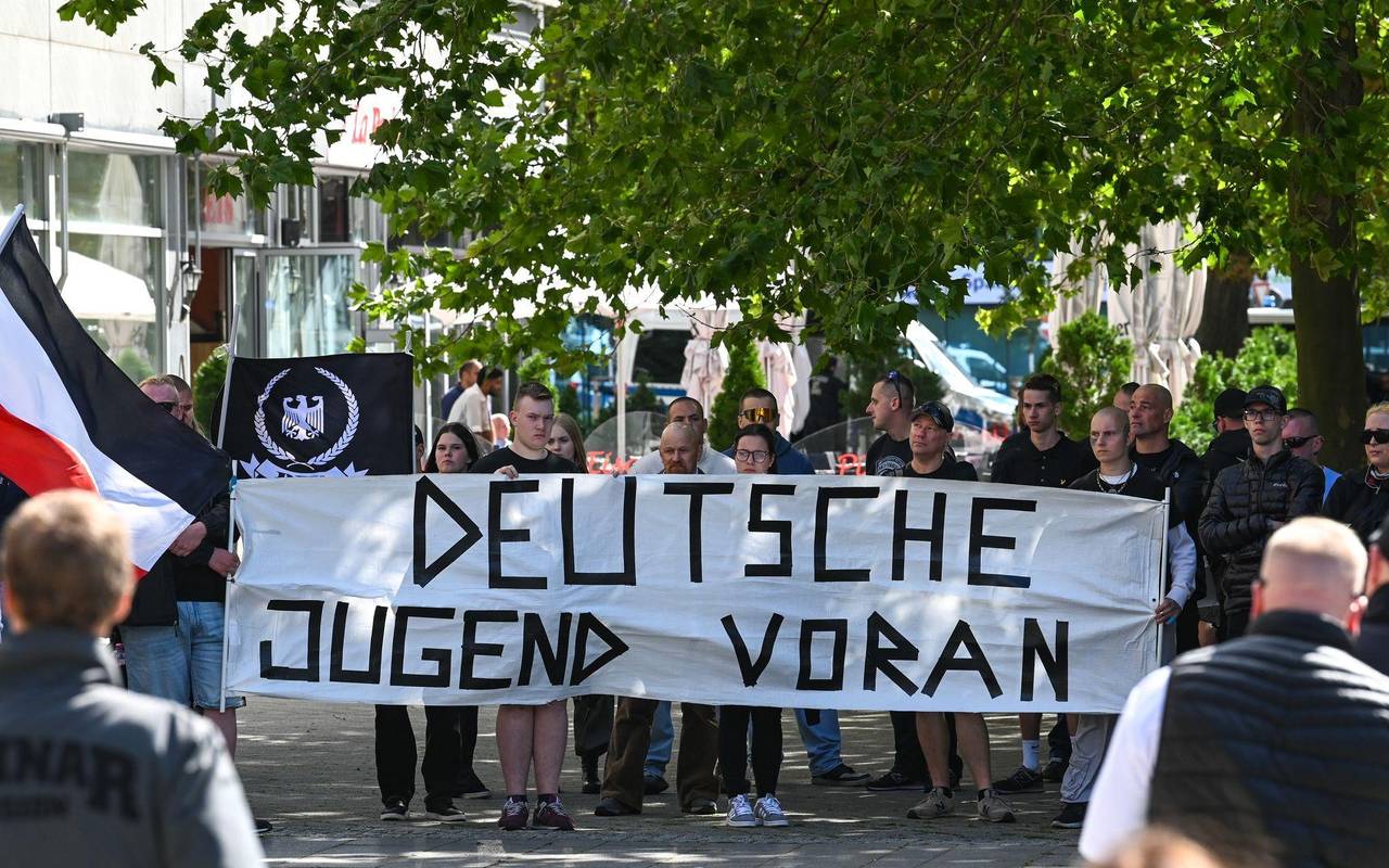 Rechte Gegendemonstration - CSD in Magdeburg