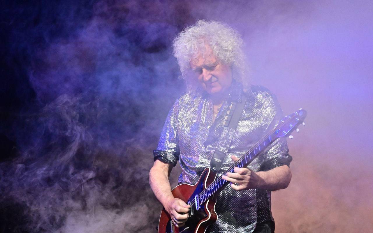 Queen Gitarrist Brian May bei Musical "We will rock you"