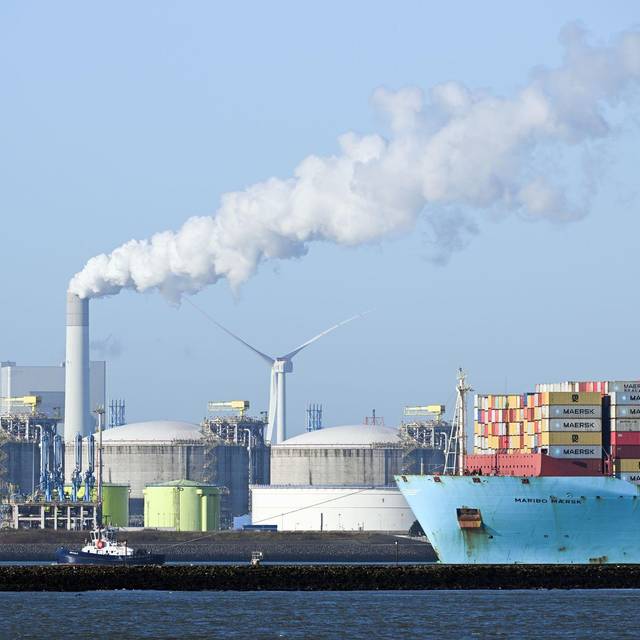 LNG-Importterminal in Rotterdam