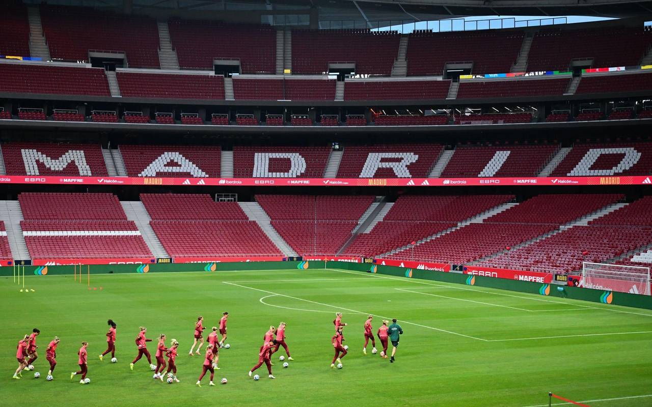 DFB-Team beim Abschlusstraining