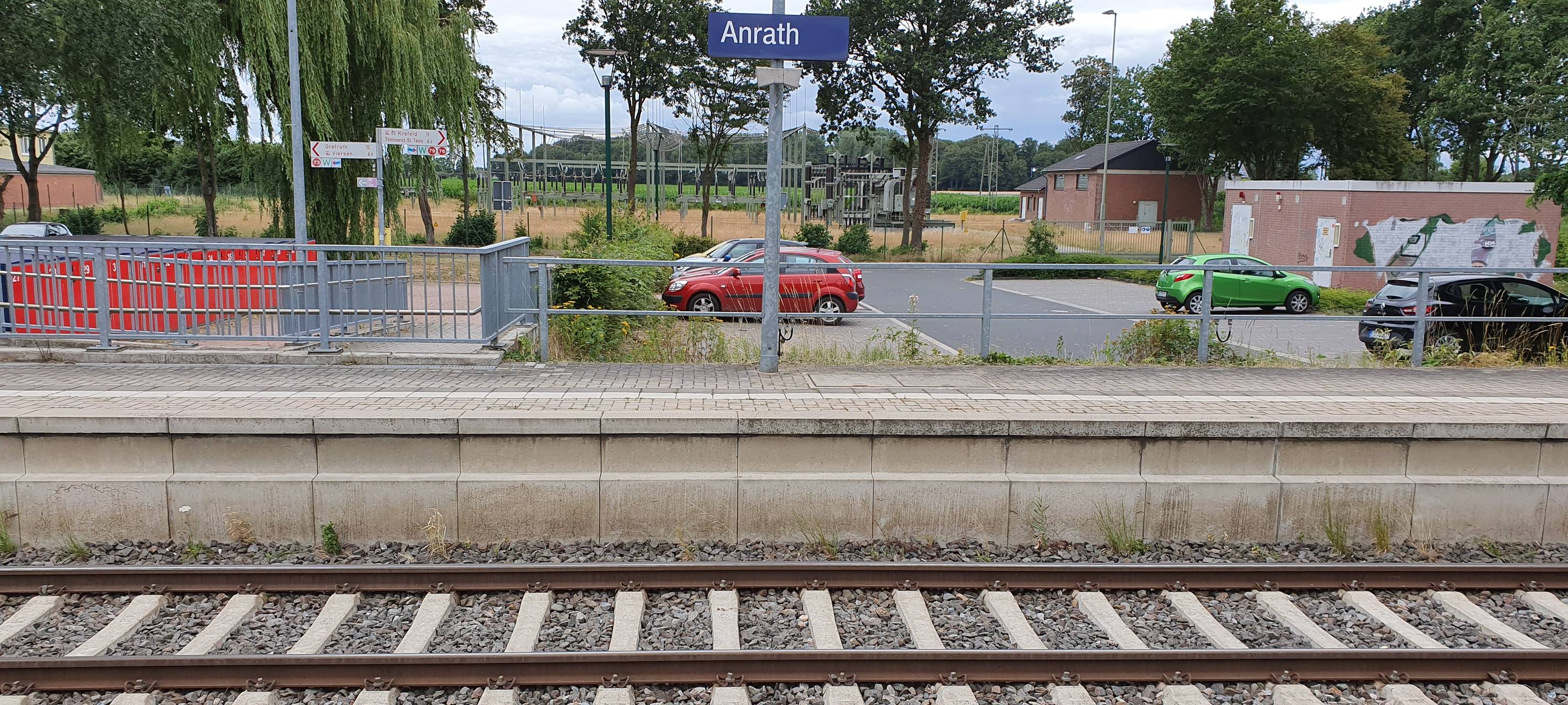 Angriff im Bahnhof Anrath