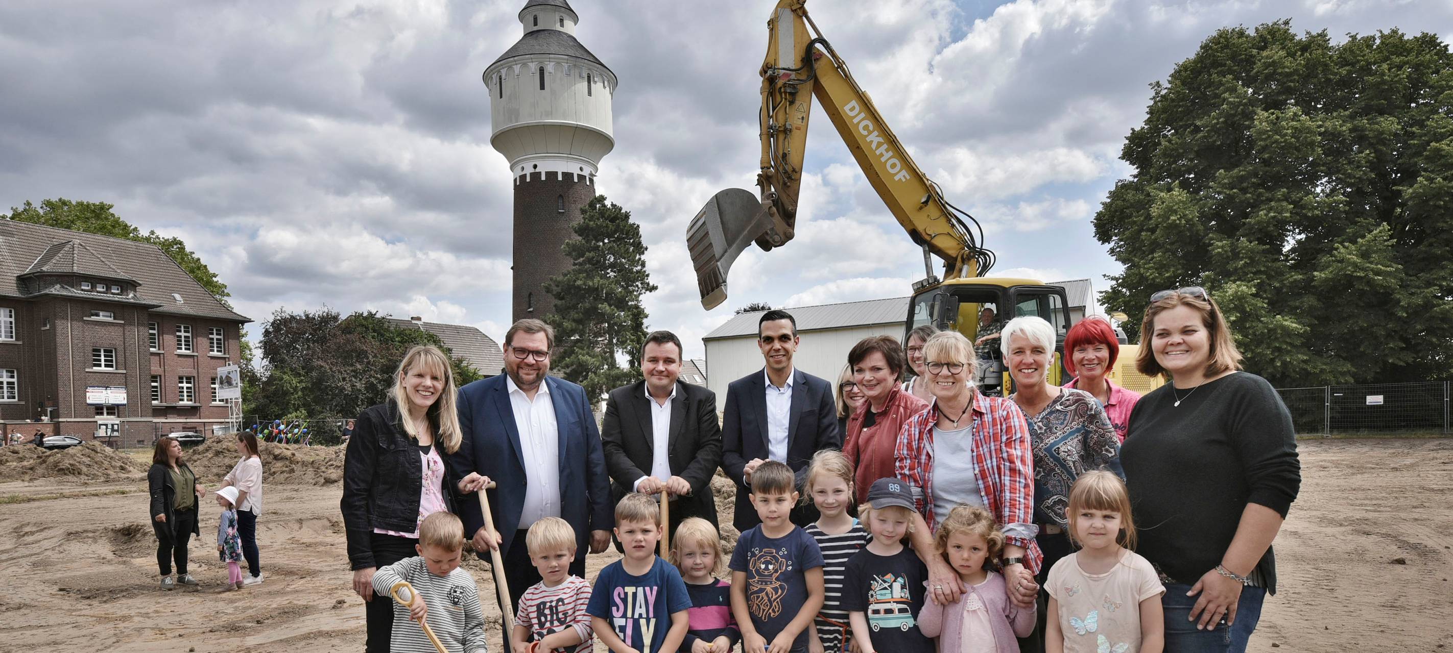 Spatenstich für neue Kita in Hüls