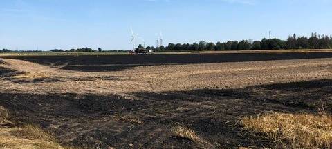 Großbrand auf Kempener Feld