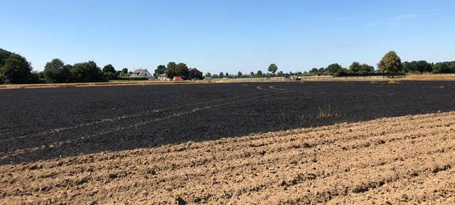 Großbrand auf Kempener Feld