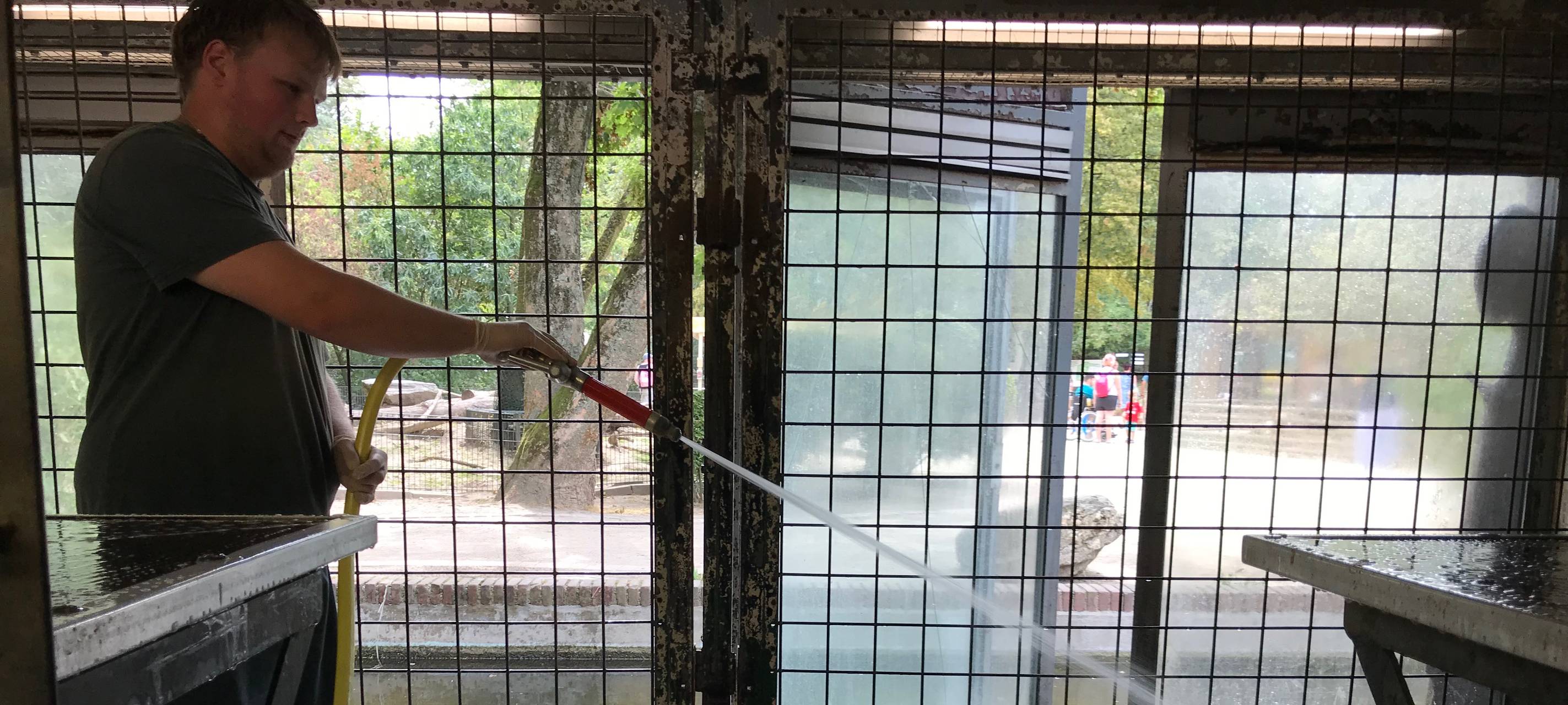 Unsere Sommerreporterin im Zoo