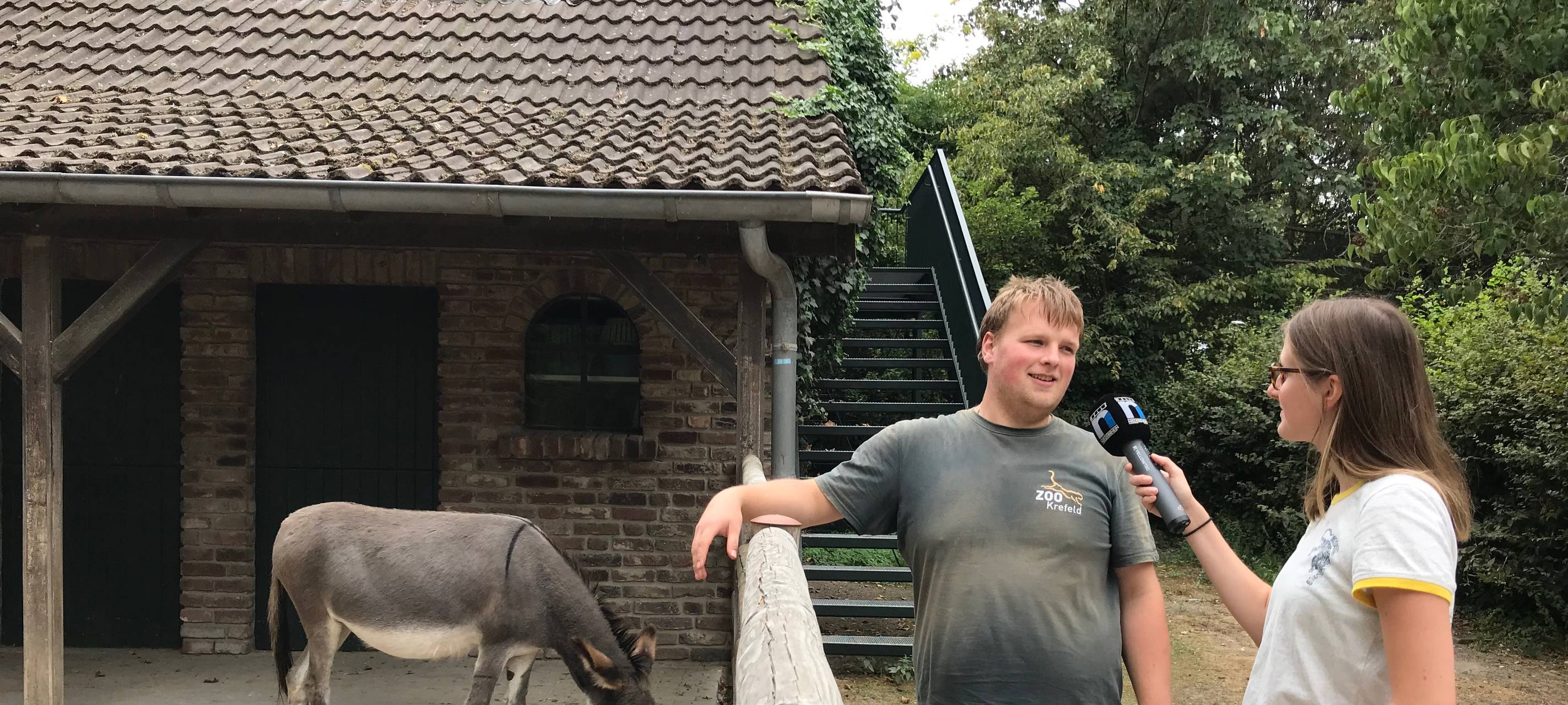 Unsere Sommerreporterin im Zoo