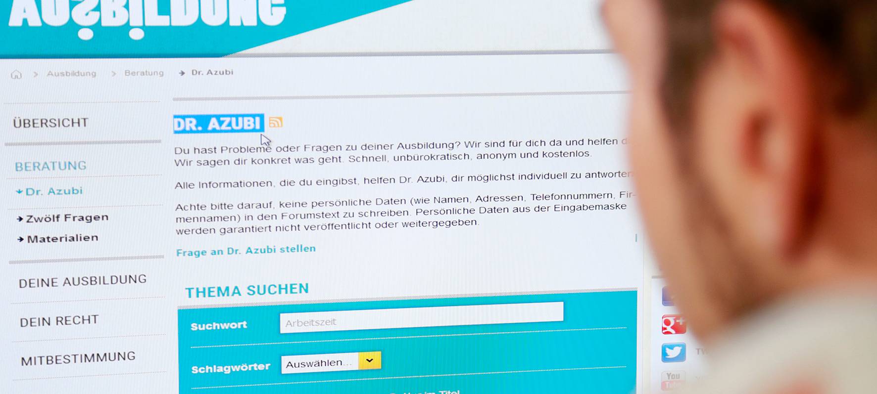 Check-In-Berufswelt in Krefeld