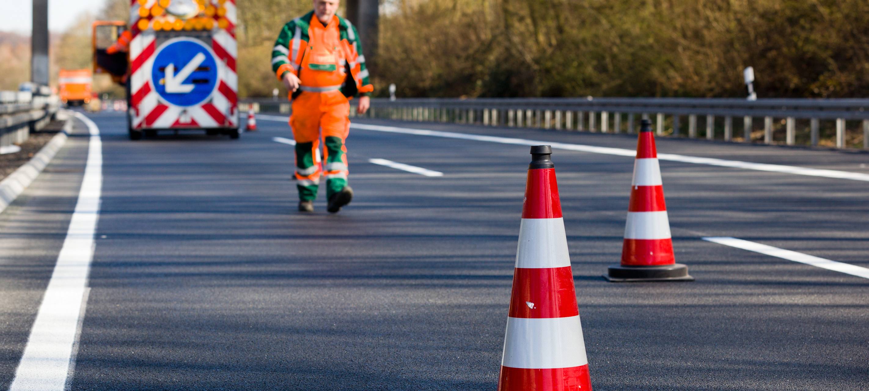Kurzfristiger Engpass auf der A52