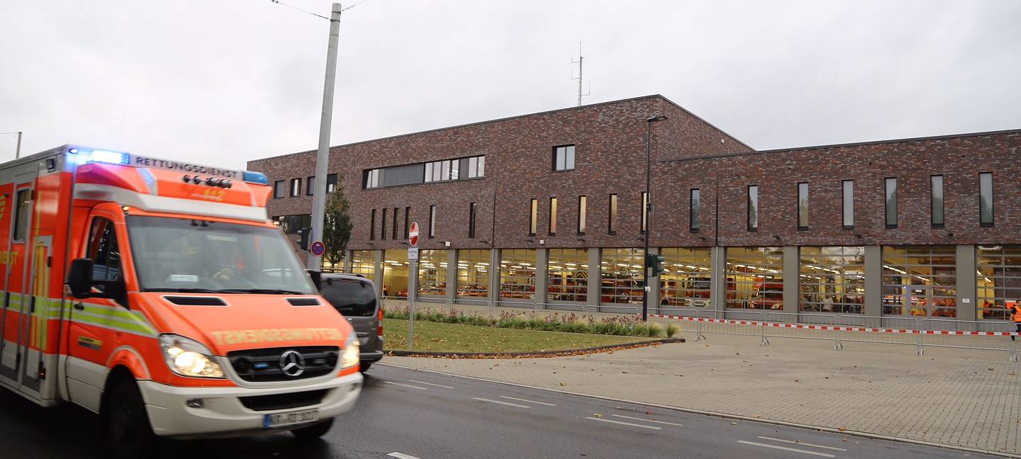 Feuerwehr rückte zu Metallfirma aus