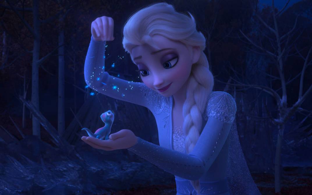 Elsa zaubert.