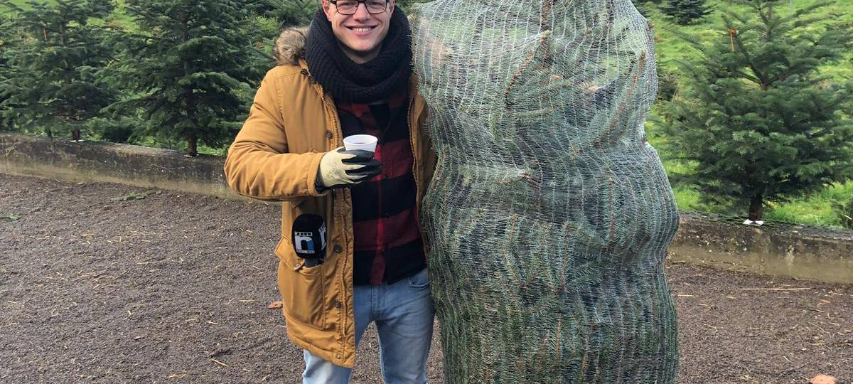 Unser stolzer Reporter