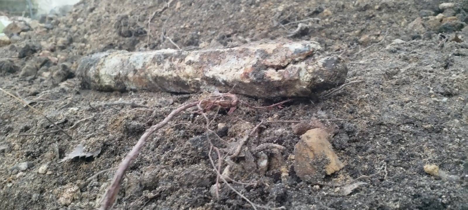 Immer noch viel Munition in der Erde