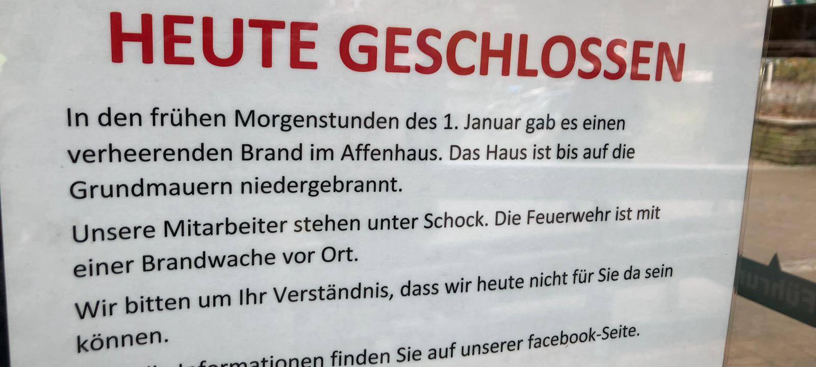 Der Brand im Krefelder Zoo