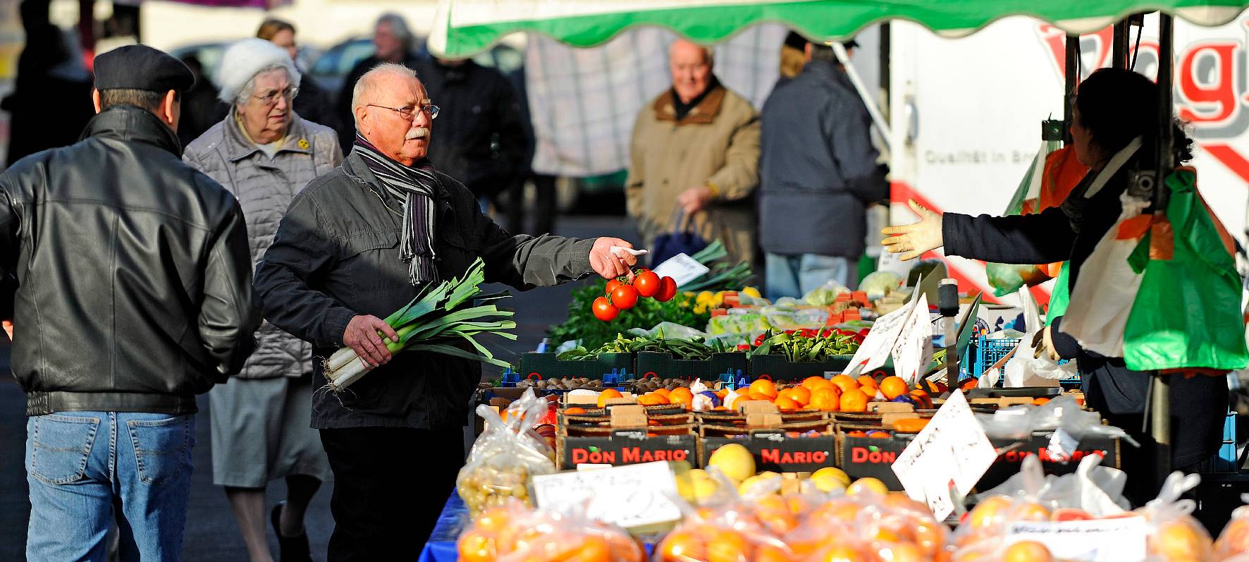 Einige Wochenmärkte verschoben