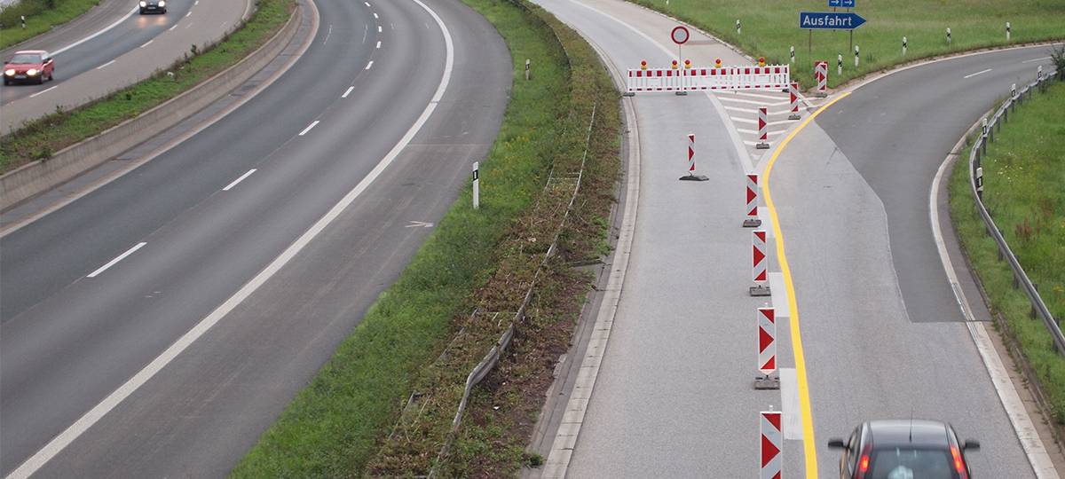 Autobahnausbau bei Krefeld in vollem Gange