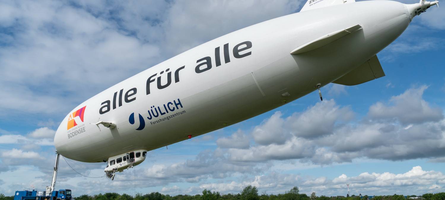 Luftmessung per Zeppelin
