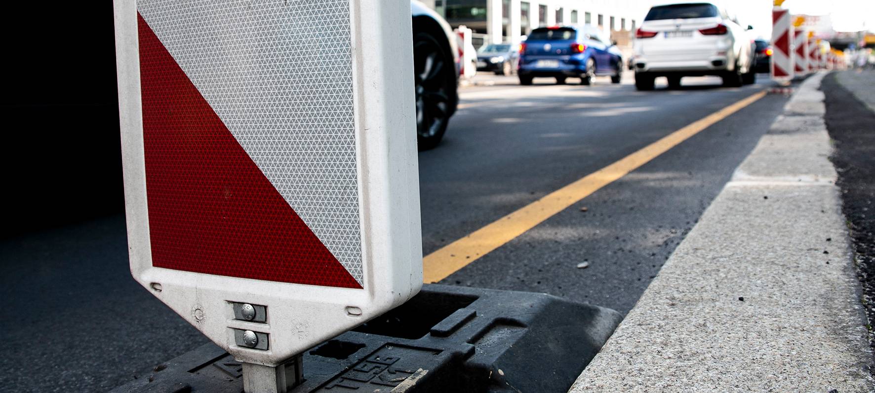 Bauarbeiten an der Hafenstraße