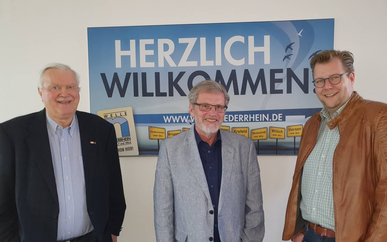 Der VG-Vorstand von links nach rechts:
Fritz-Joachim Kock (stellvertretender Vorsitzender), Uwe Kaiser (Vorsitzender) und Robert van Beek (stellvertretender Vorsitzender).