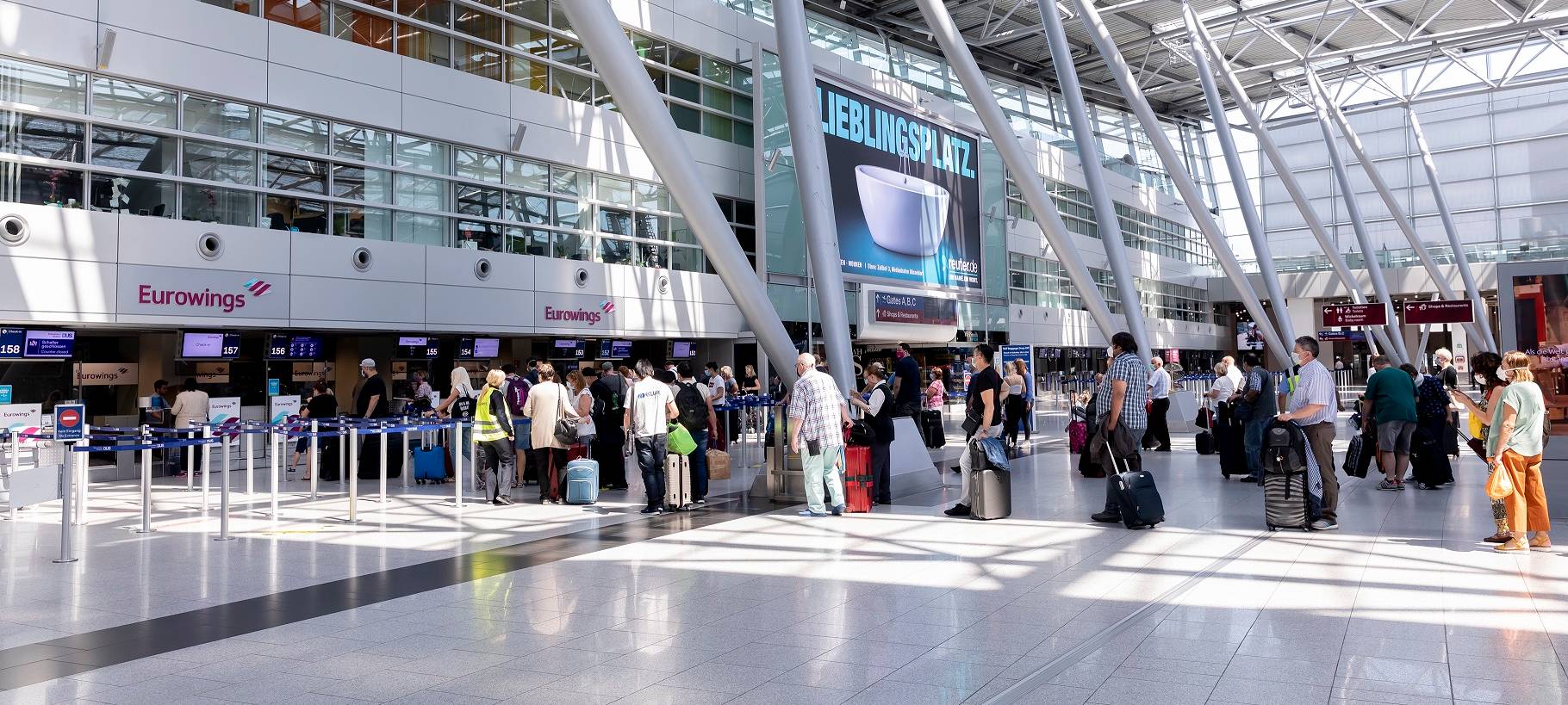 Neues Corona-Testzentrum am Flughafen