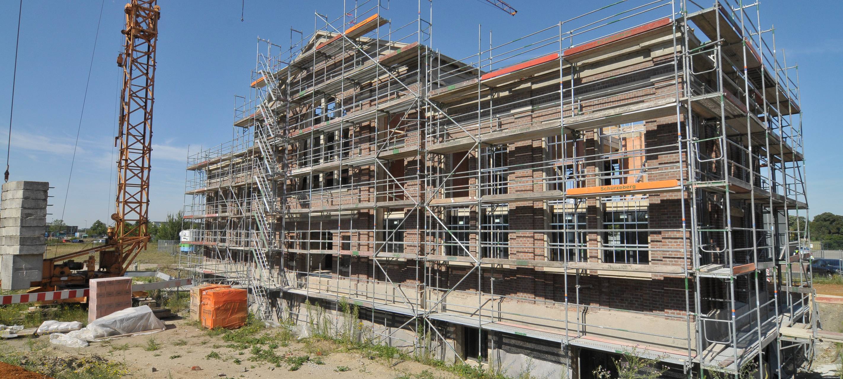 Richtfest am alten Stahlwerk Becker