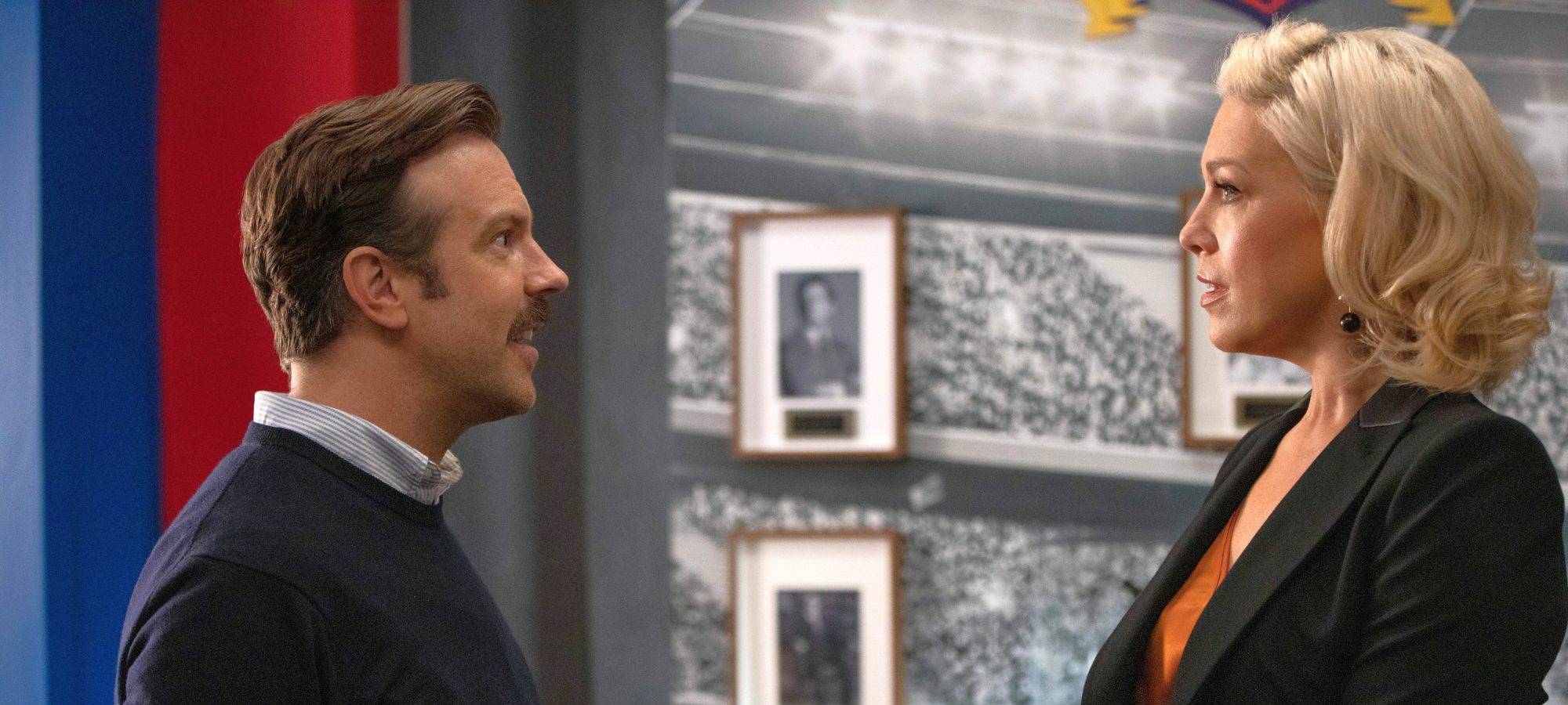 Ted und Klubchefin Rebecca.