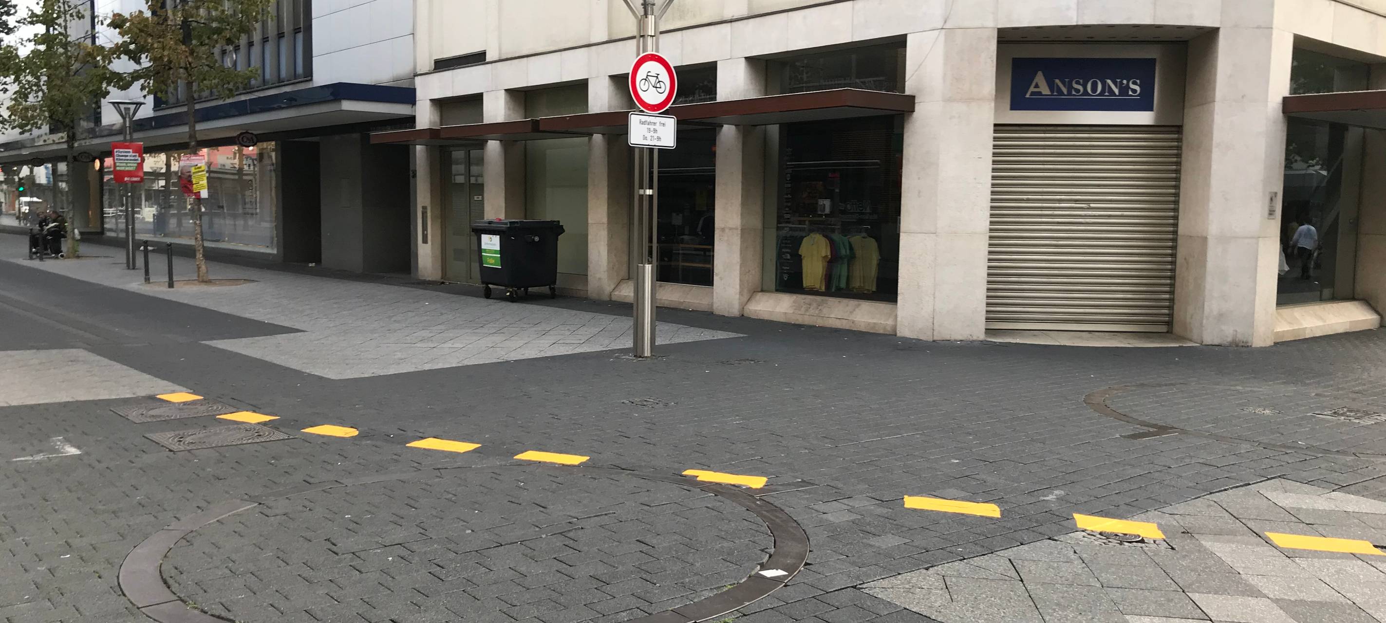 Pop-Up-Radweg wird umgeleitet