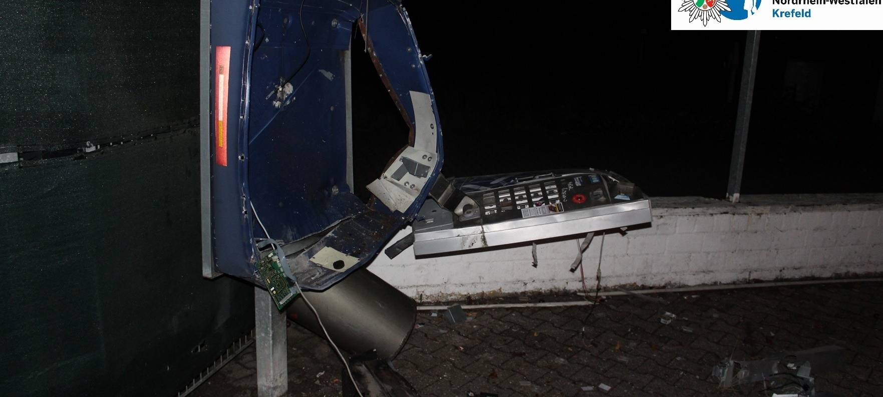 Zigarettenautomat aufgesprengt