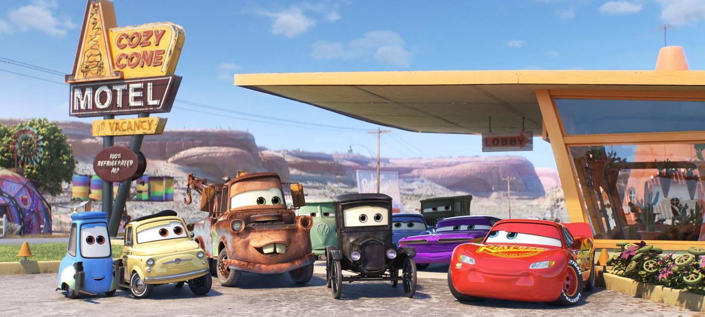 Auch die fahrenden Stars aus Cars sind mit dabei.