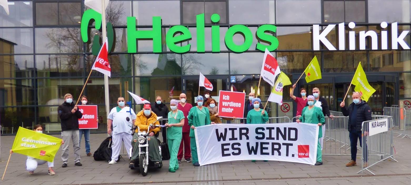 Streiks vor Helios-Kliniken