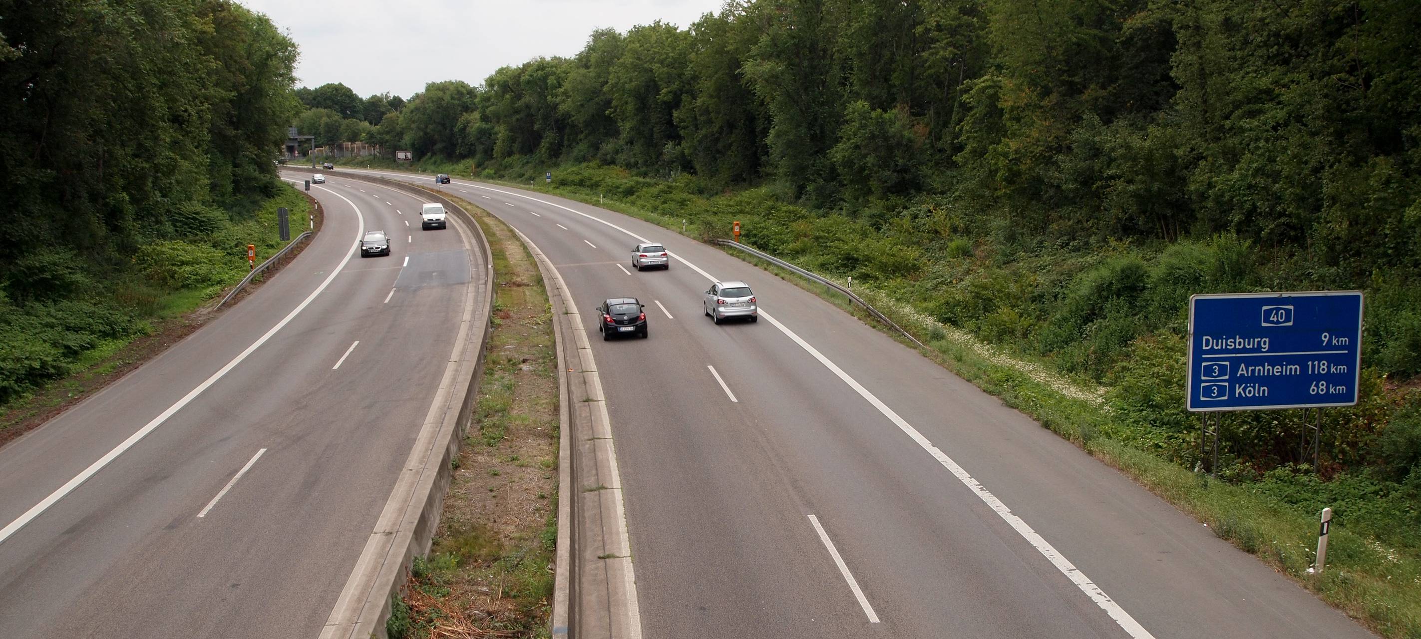 Jahreswechsel: Wenig los auf den Autobahnen