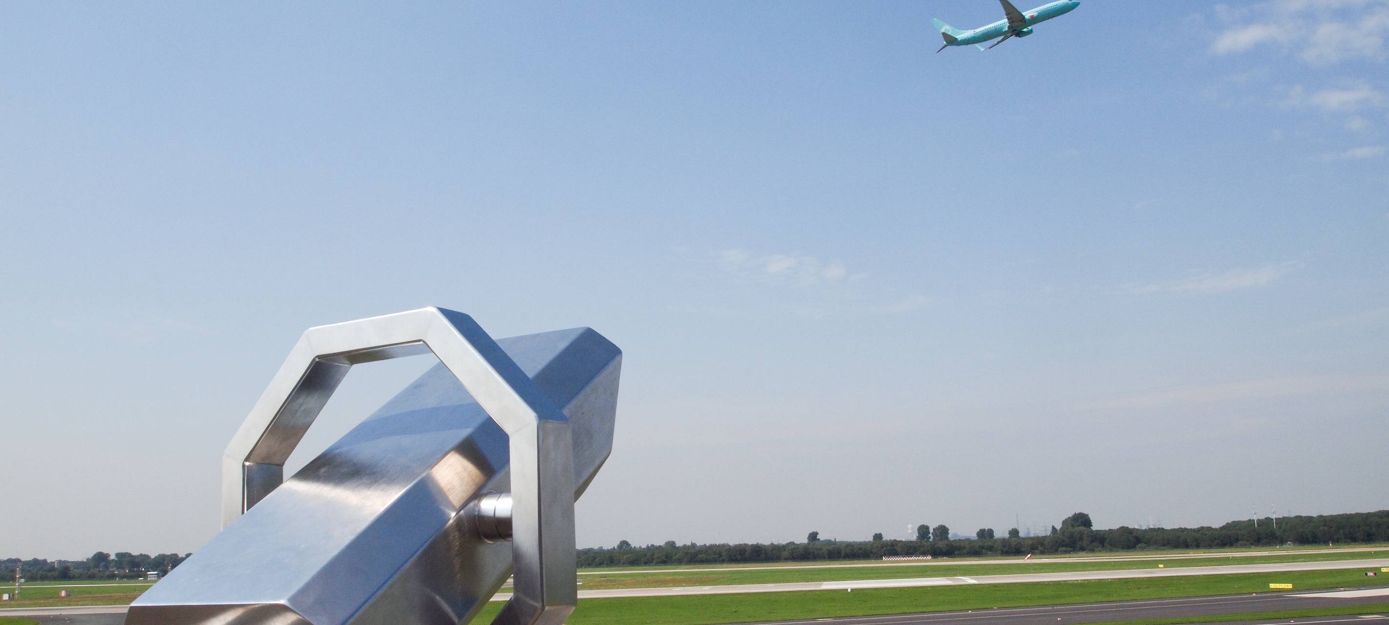 Flughafencheck auch an Airports in Düsseldorf und Weeze