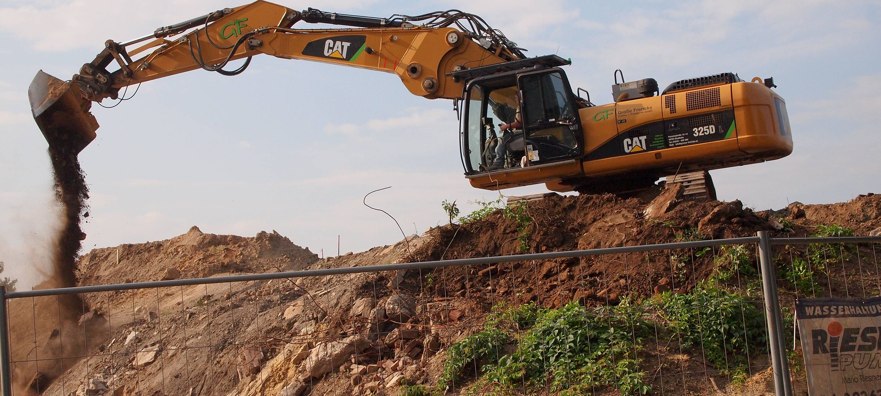 Forstwald: Bagger beschädigt Gasleitung