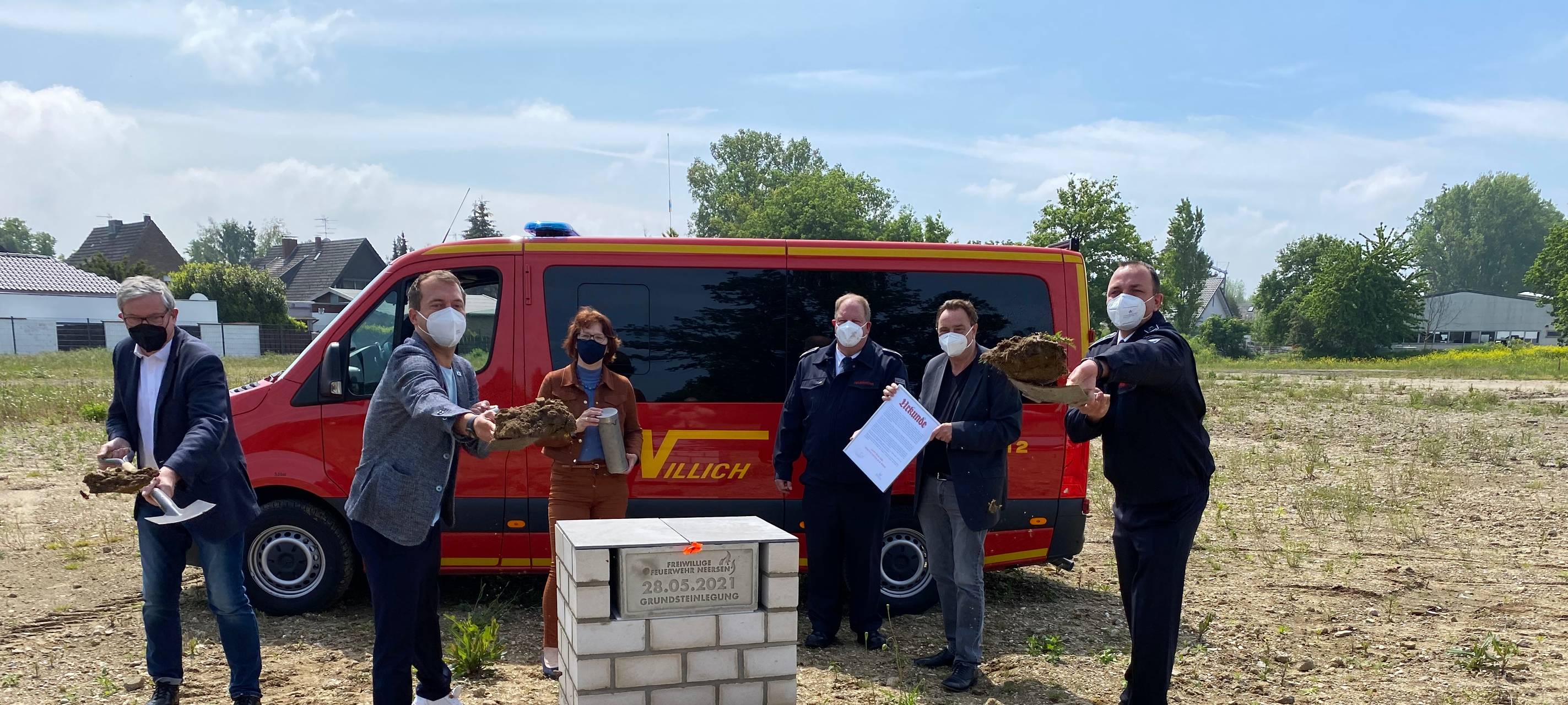 Neues Gerätehaus für Feuerwehr in Neersen