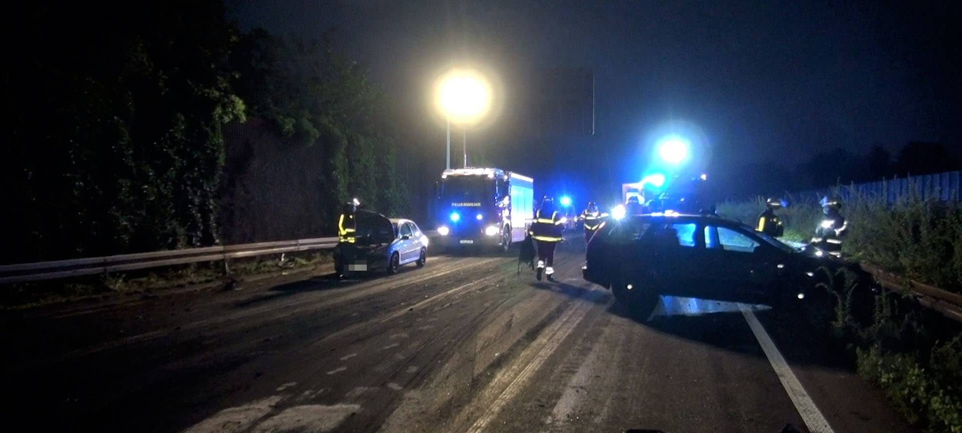Reinigungsarbeiten auf der A57