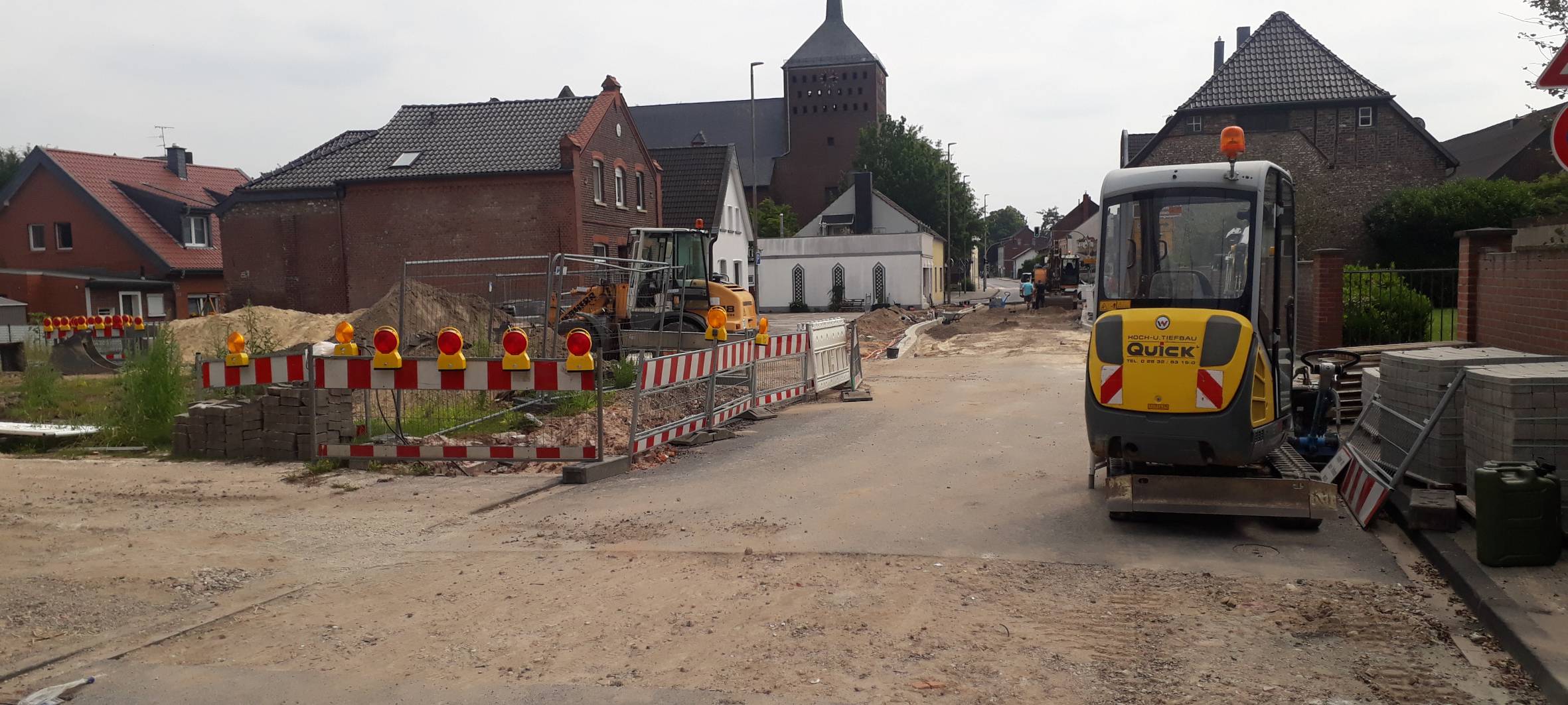 Verzögerung bei Bauarbeiten in Grefrath