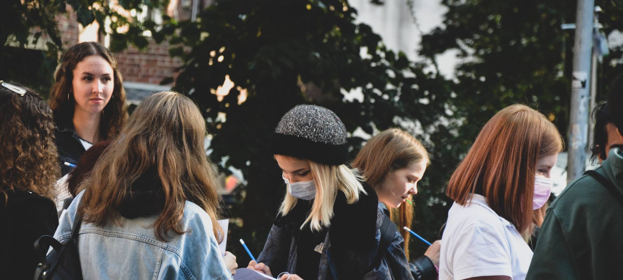 Studenten kehren in die Hochschule zurück