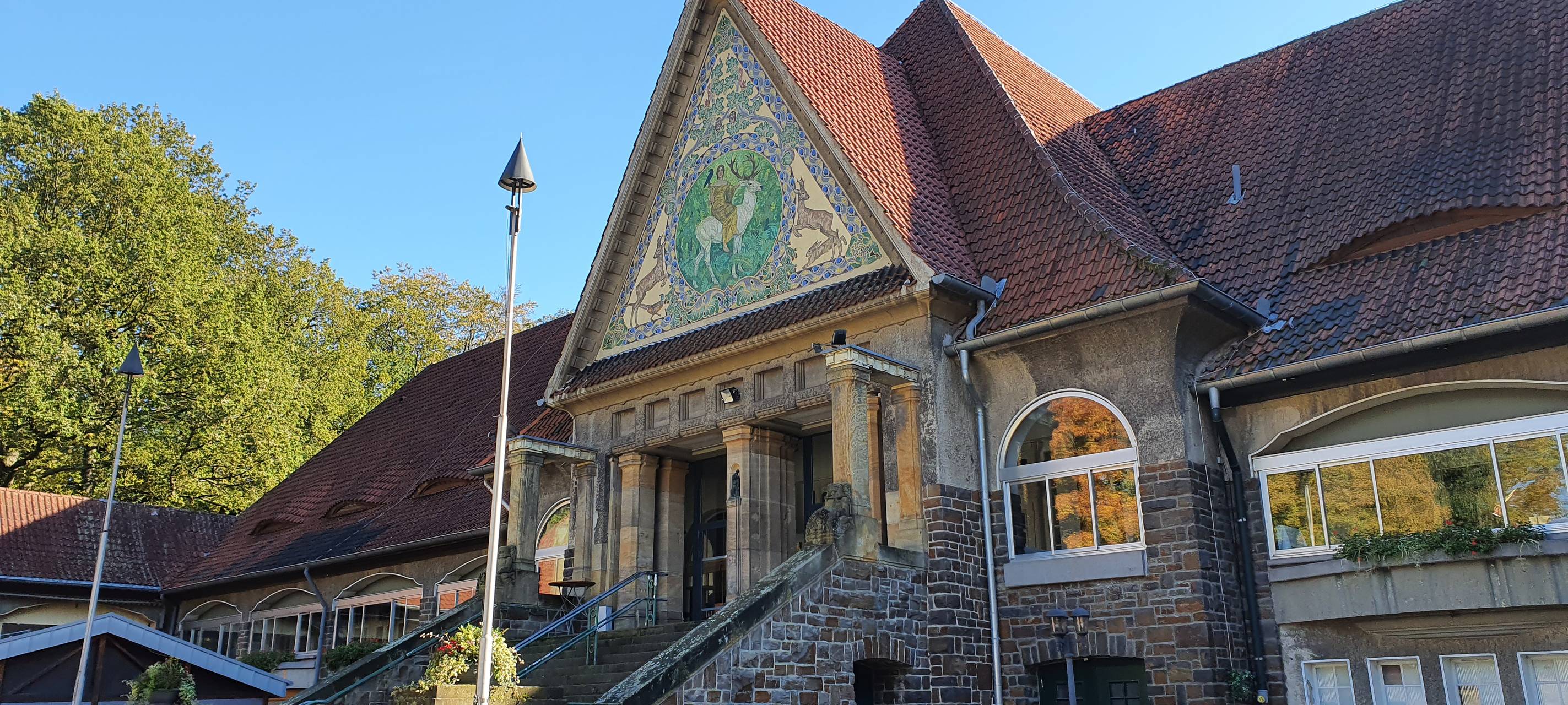 Sanierung des Krefelder Stadtwaldhauses kommt voran