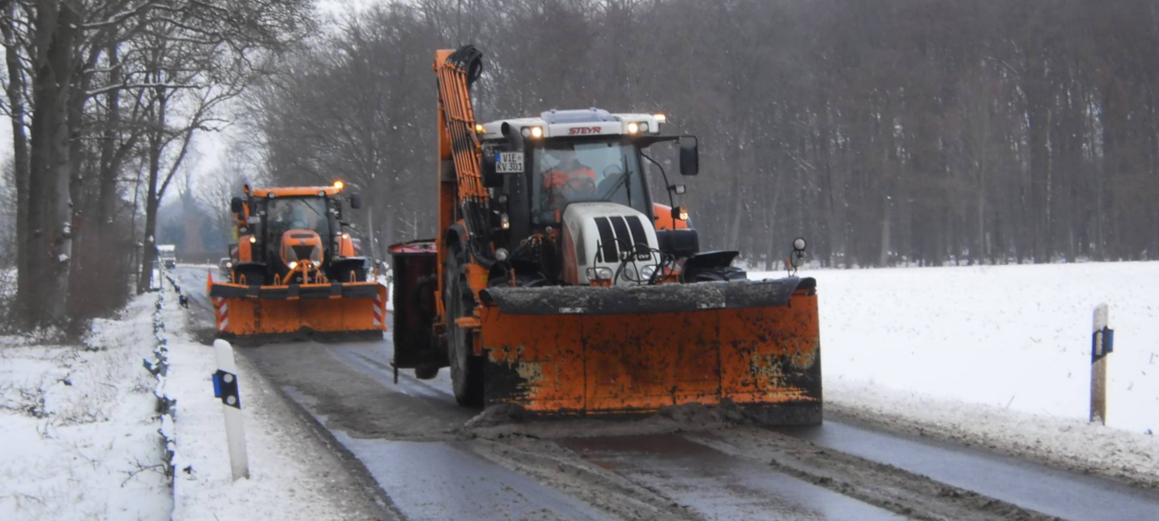 Glatteis: Polizei meldet ruhigen Morgen