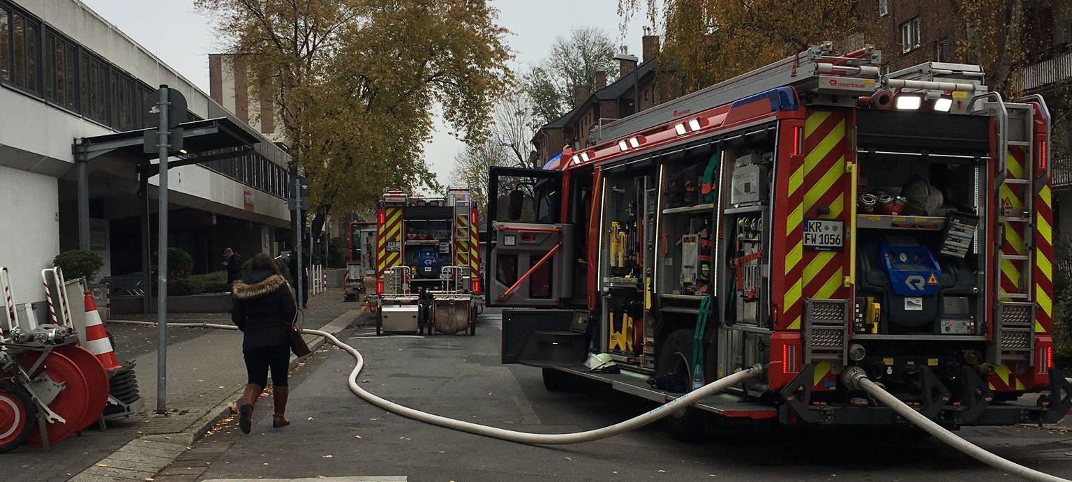 Krefeld: Feuer in Hochhaus offenbar Brandstiftung