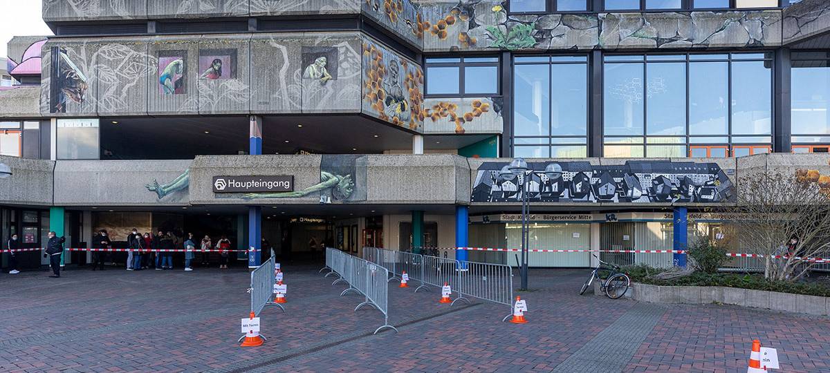Impfzentrum Krefeld länger geöffnet