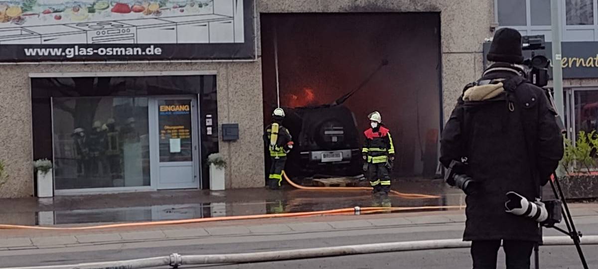 Großbrand in Krefeld-Oppum