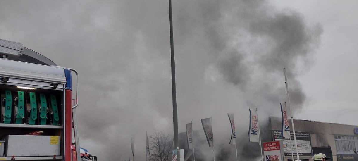 Großbrand in Krefeld-Oppum