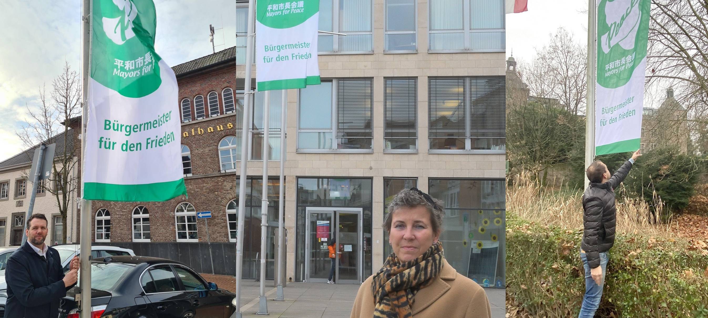 Zeichen für den Frieden am Niederrhein