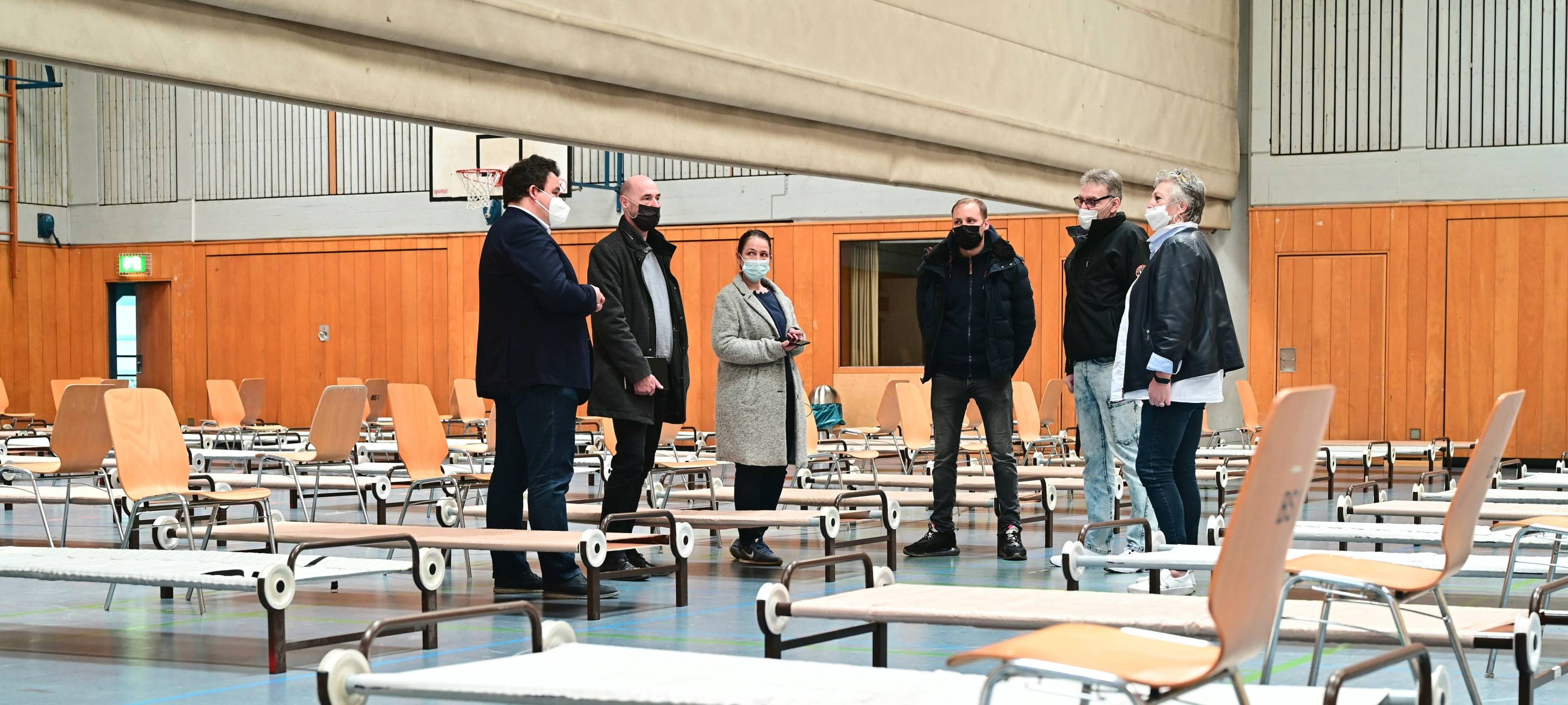 Krefeld: Turnhallen für Ukraine-Flüchtlinge