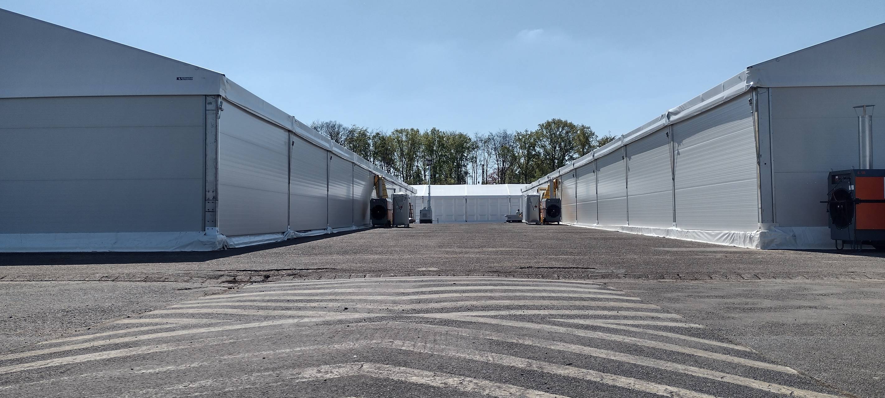 Neue Flüchtlingsunterkunft Krefeld-Forstwald