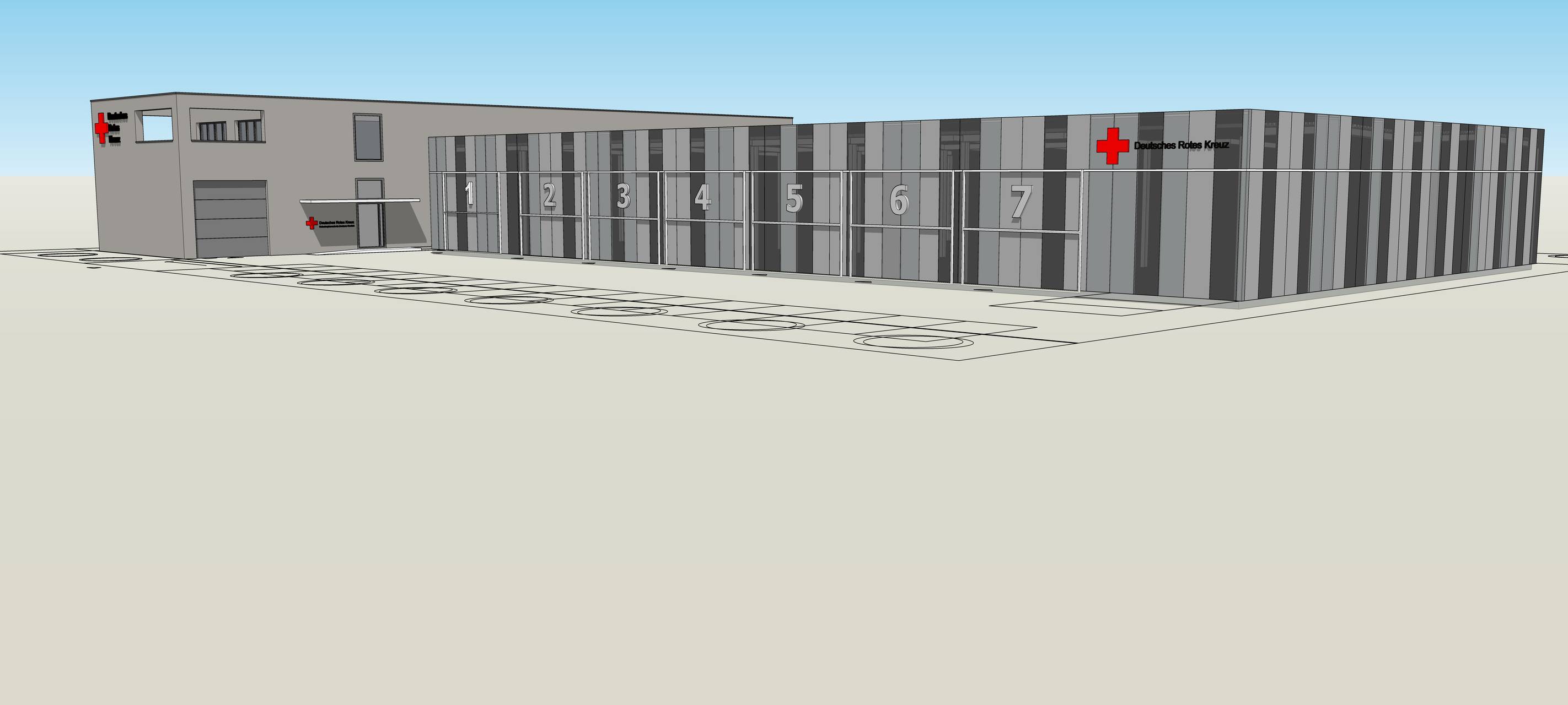 Krefeld: Neues Katastrophenschutz-Zentrum des DRK